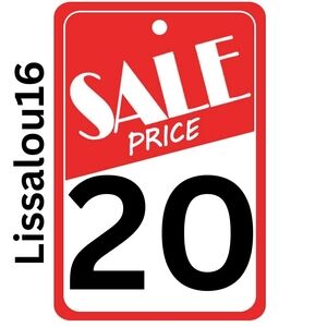 $20 Unlisted Item. Thank You For Your Purchase!